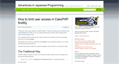 Desktop Screenshot of blog.japanesetesting.com